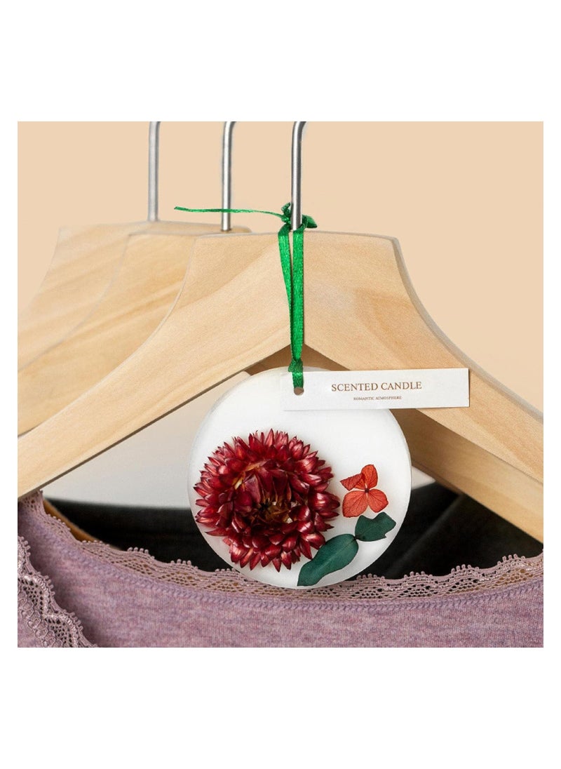 Excefore - 6Pcs Wardrobe Aromatherapy Wax Tablets Scented Wax Wax Flakes Solid Wax Scented Sachets Sachets Bags for Drawer Closet Bedroom Home (Floral-A) - Image 1