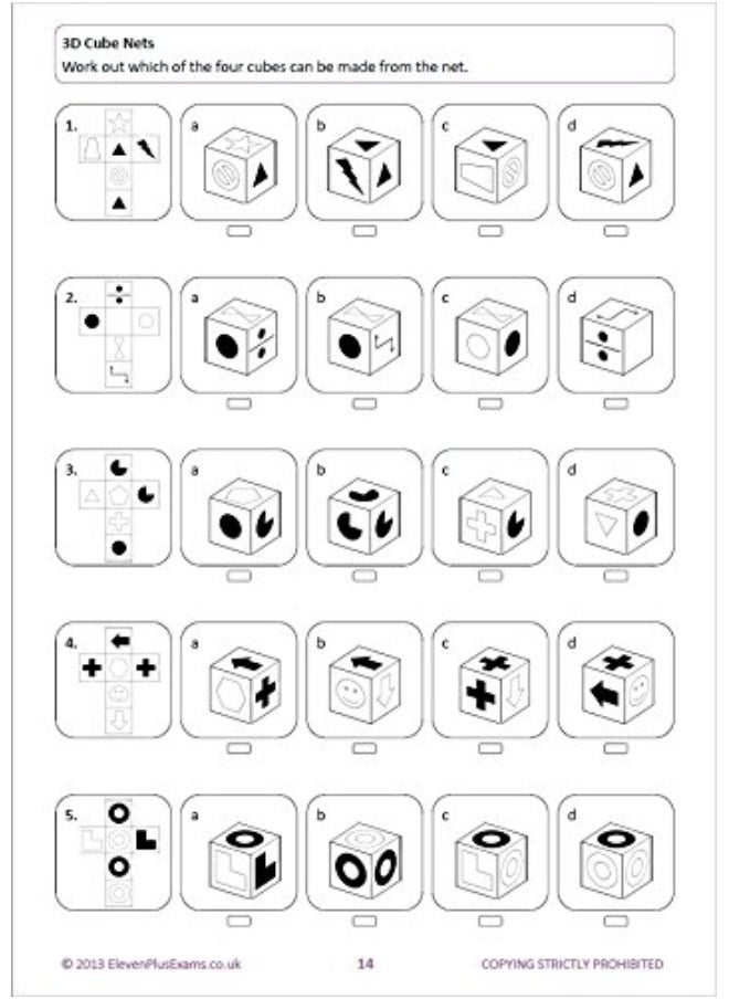 11+ Essentials - 3-D Non-verbal Reasoning Book 1 (First Past the Post) - CEM (Durham University)