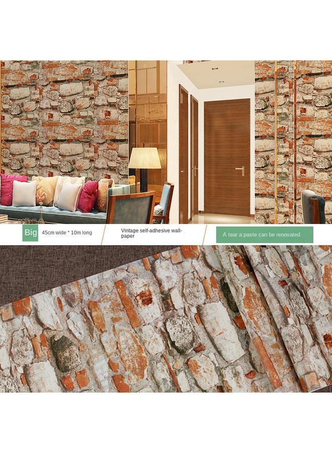 الأزرق جي دبليو ورق الحائط القديم الحنين إلى الماضي ، ورق الحائط عنبر الطلاب ، ورق الحائط ، مكتب مقاوم للماء ، ملصق رمادي ، نمط صناعي wallpaper - Image 1