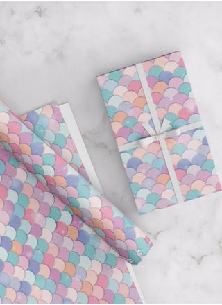 Mermaid Pink Gift Wrapping Paper