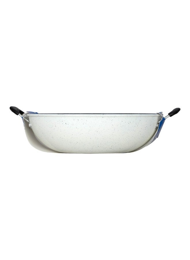 Bister Granite Non-Stick Wok with Dual Side Handles, 30 cm Insulated Bowl – Keeps Food Hot and Fresh, Black & White - Image 4