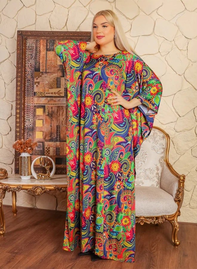 Zmurud Dubai Jersey Jalabiya- Printed  - Image 3