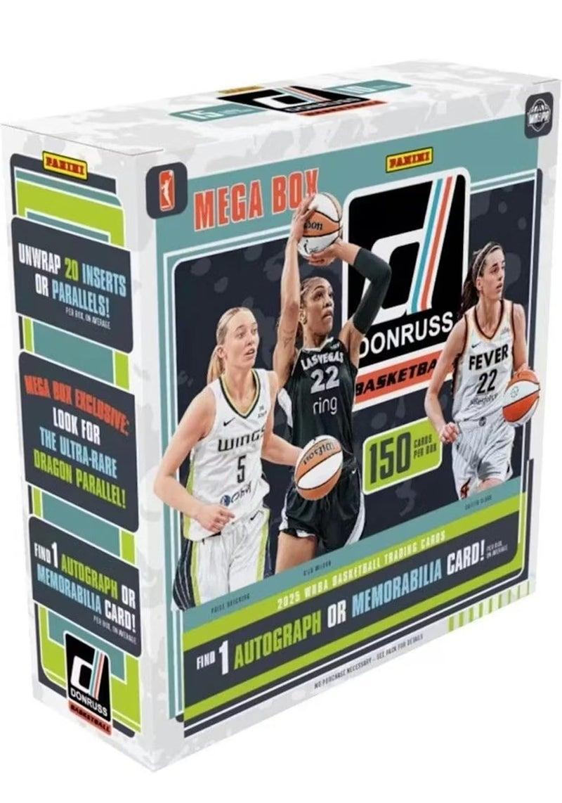 Panini 2025 Panini Donruss WNBA Basketball Mega Trading Card Box 1 Autographs or Memorabilia Cards Per Box - Image 2