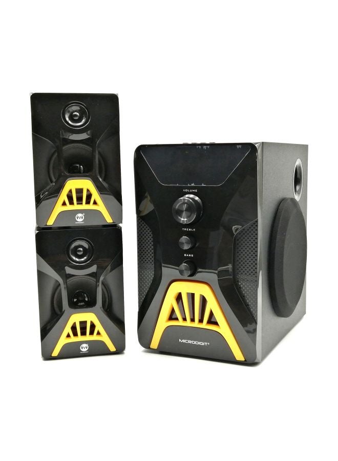 Microdigit Renewed - 3-Piece Multimedia Speaker System  - Image 2