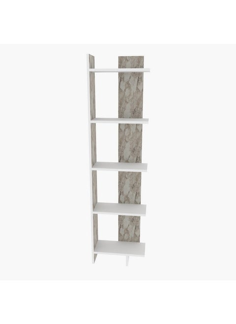 Alfa 5-Tier Corner Bookcase 19.6 x 170 x 45 cm
