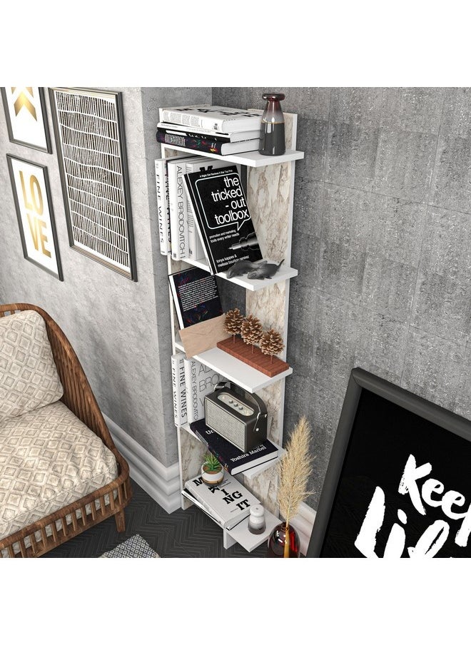 Alfa 5-Tier Corner Bookcase 19.6 x 170 x 45 cm