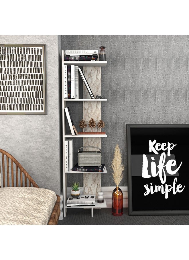 Alfa 5-Tier Corner Bookcase 19.6 x 170 x 45 cm
