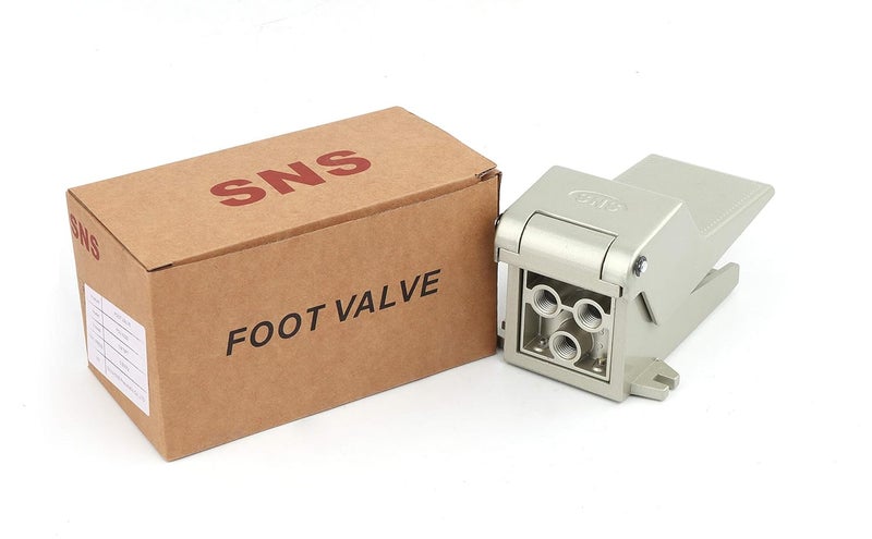 Sns Foot Operated Pedal Valve Switch 1/4" NPT Spring Return Pneumatic 5 Way 2 Position FOV-N320 - Image 4