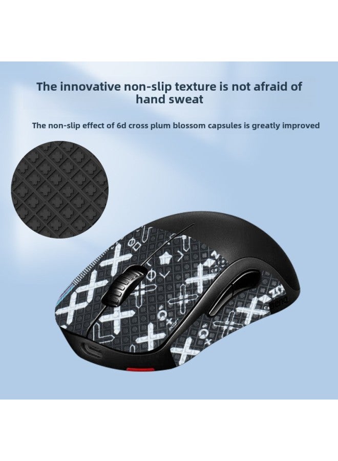 Applicable To ZOWIE Zhuowei U2 Mouse Anti-slip Stickers Wireless Special Sweat-absorbing Side Skirt U2 Stickers All-inclusive Protective Side Film-Color:[half Pack] Gradient Color Print Collection [free Cleaning Cotton]  - Image 4