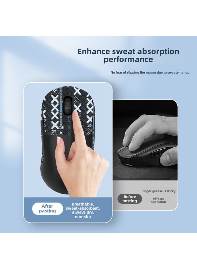 Applicable To ZOWIE Zhuowei U2 Mouse Anti-slip Stickers Wireless Special Sweat-absorbing Side Skirt U2 Stickers All-inclusive Protective Side Film-Color:[half Pack] Gradient Color Print Collection [free Cleaning Cotton]  - Image 5