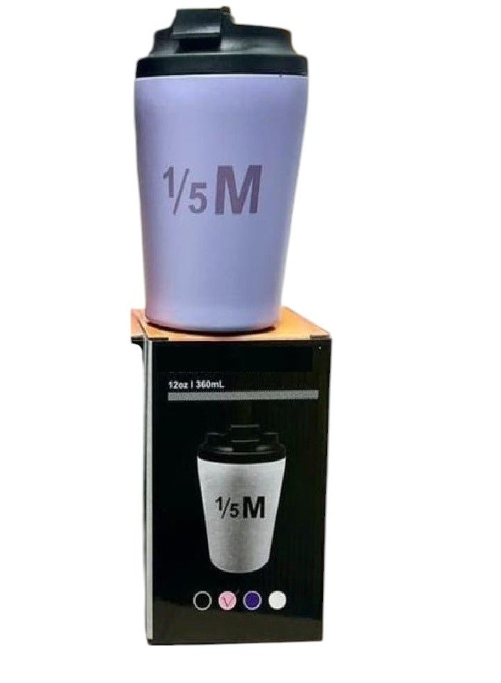 Travel Coffee Mug Stainless Steel Vacuum Iced and Hot Drinks Insulated Tumbler for Home Office Outdoor Works 