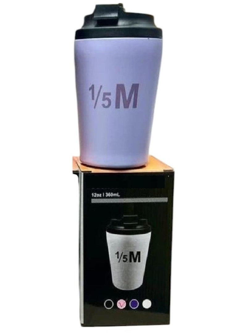 كوب قهوة للسفر من الستانلس ستيل مفرغ من الهواء للمشروبات الساخنة والثلج كوب معزول للمنزل والمكتب والعمل