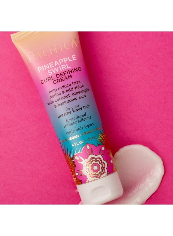Pacifica Pineapple Swirl Curl Defining Cream 118ml - Image 4