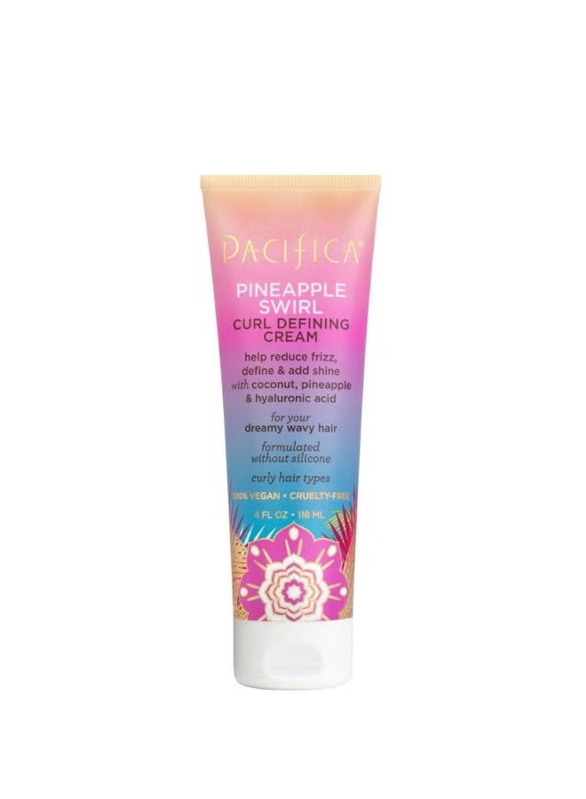 Pacifica Pineapple Swirl Curl Defining Cream 118ml - Image 1