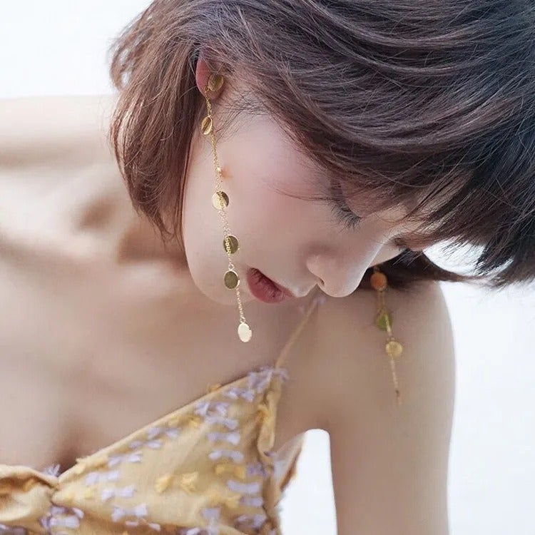 Golden Stainless Steel Earring - Image 5