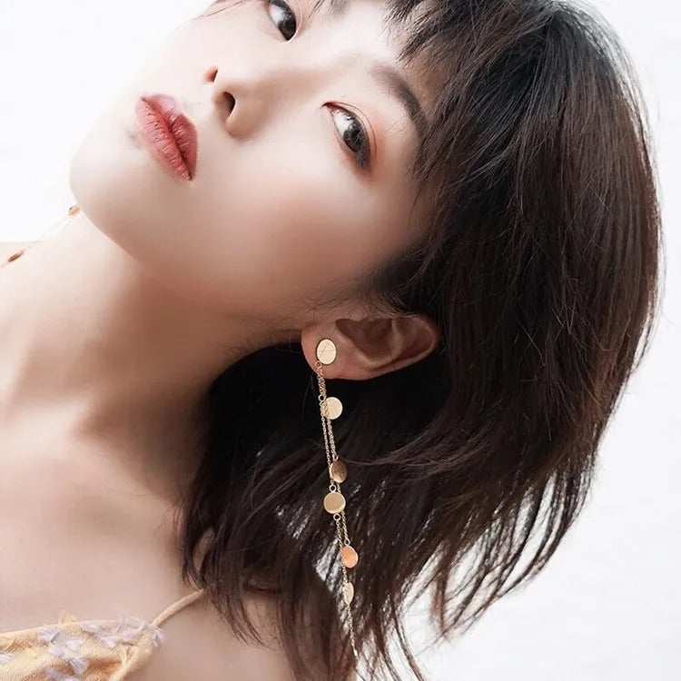 Golden Stainless Steel Earring - Image 3