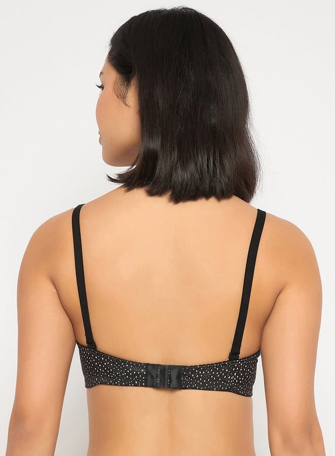 Clovia Pack of 2 - Printed Padded Non-Wired Full Coverage Multiway T-Shirt Bra - Image 3