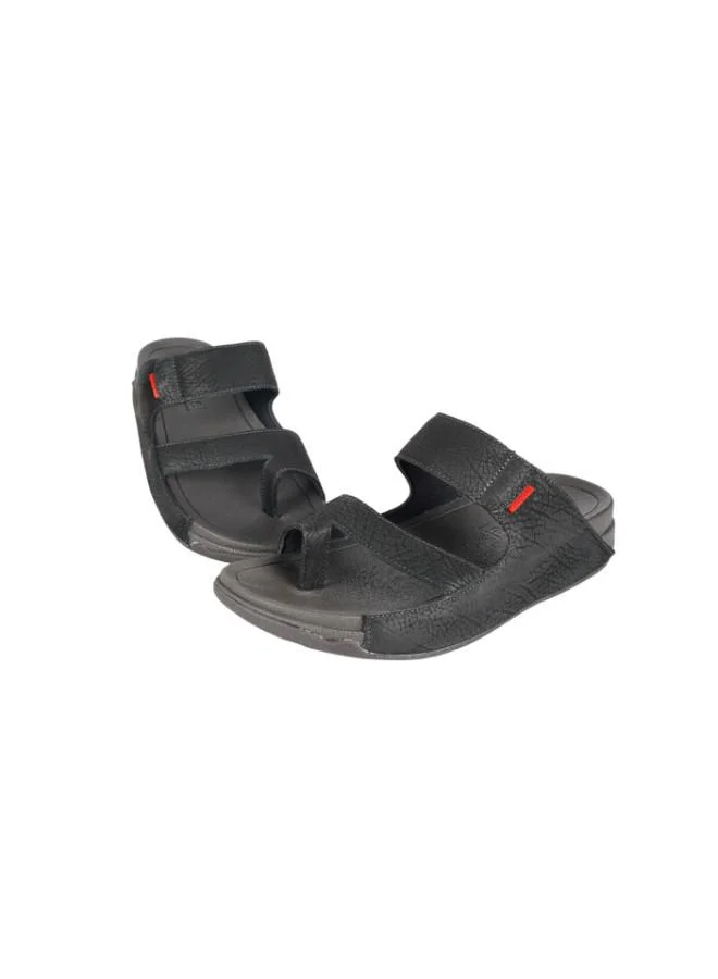 barjeel uno 008-3545 Barjeel Mens FInger grip Sandals 20275 Black