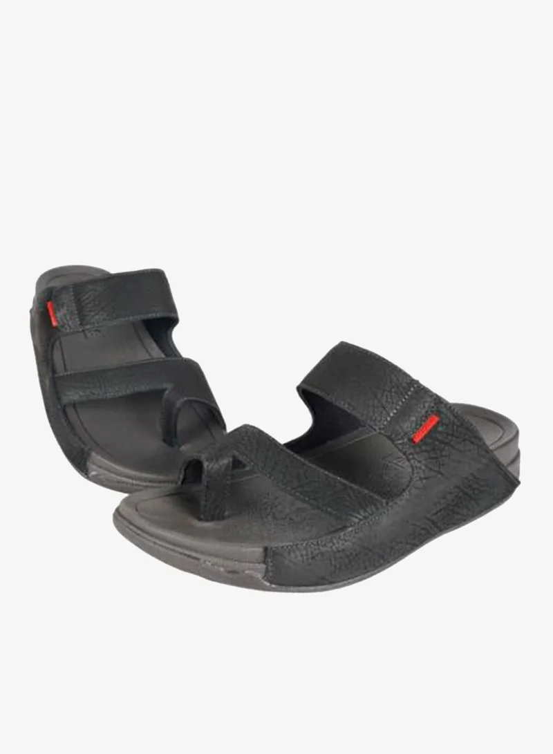 Barjeel Uno Black 008-3545 Barjeel Mens FInger grip Sandals 20275 Black for Men | Best Price UAE