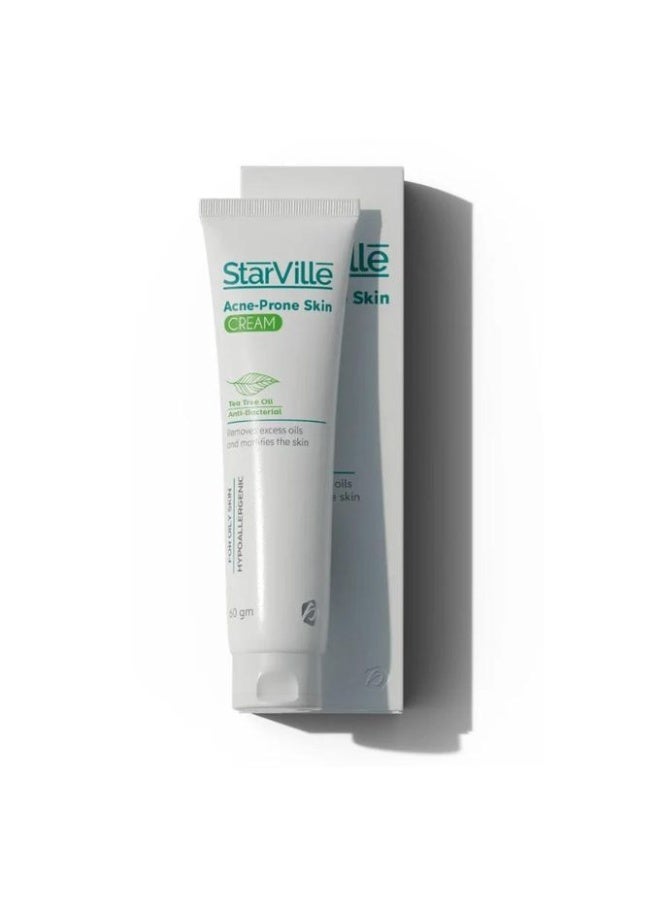 Starville Cream for acne-prone skin, removes excess oil and gives the skin a matte finish, 60g