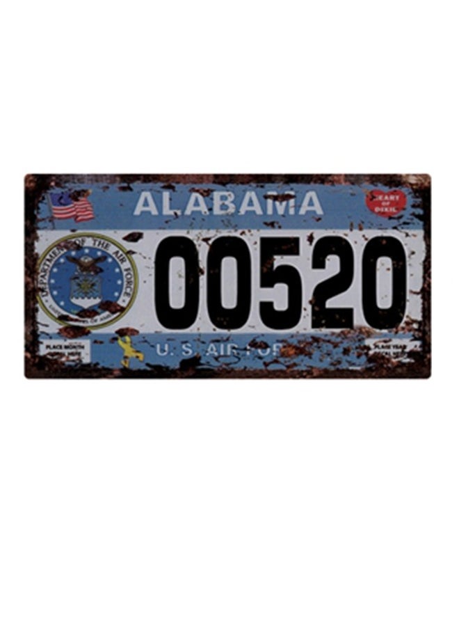 Generic Vintage Design Car Metal License Plate, 00520 License Plate, Car Metal License Plate for Living Room for Wall Decor  - Image 2