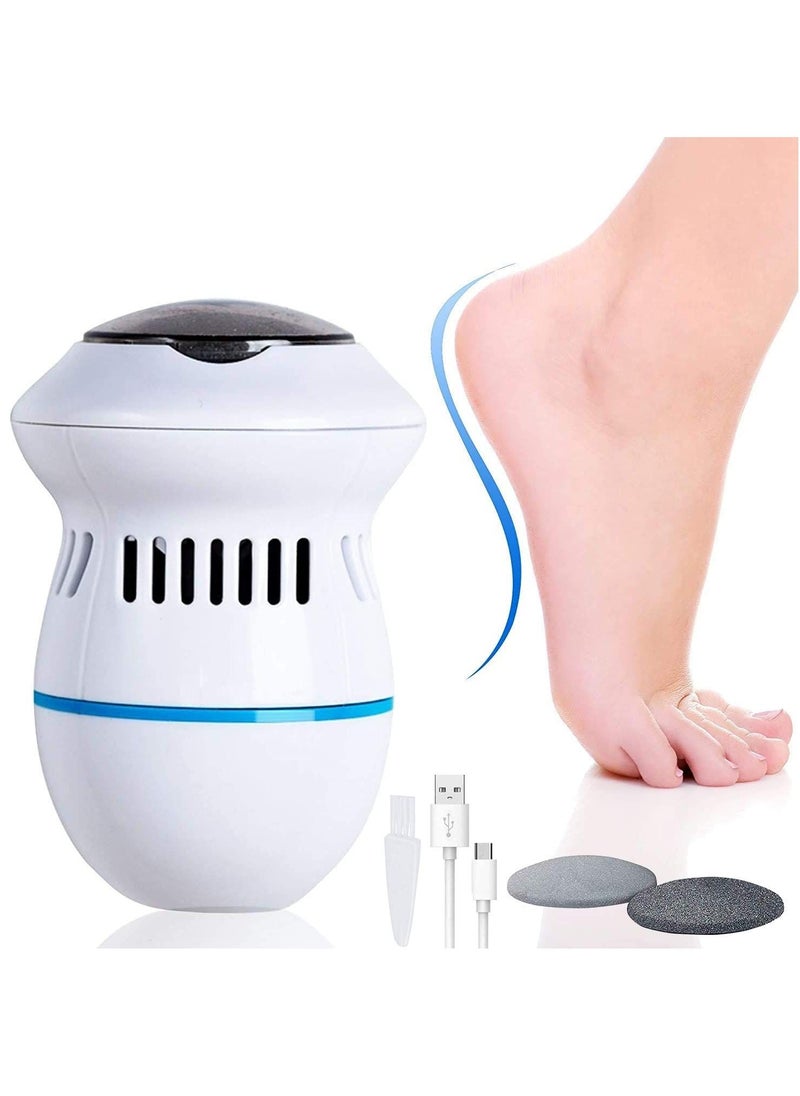 DubaiGallery - Portable Electric Vacuum Adsorption Foot Grinder, USB Electronic Foot File Pedicure Tools, Dual-Speed Callus Remover, Pedicure Foot Care Tool for Dead,Hard Cracked Dry Skin - Image 1
