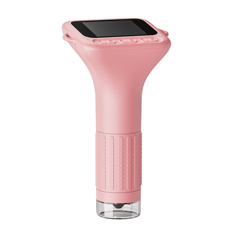 Kids Microscope: 1080P HD Lens With 2MP Pixels Pink Palm-sized Design - 2.0-Inch IPS Wide-Color-Gamut Screen Digital Microscope for Kids Boys Girls Educational Science Use - Image 2