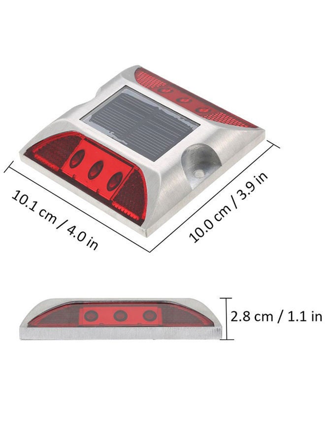 NIBEMINENT 6-LED Driveway Lamp Set Red 10.1x10x2.8centimeter - Image 2