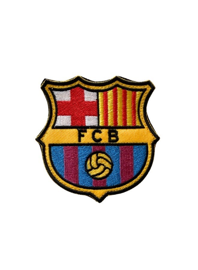 Project Nomad Velcro Hook Patch, Tacti-Cool FOOTBALL Collection, FCB Patches for bag/vest, gadgets for kids & adults, for school backpack, gym bag, gift for men/women 8x8cm - Image 1