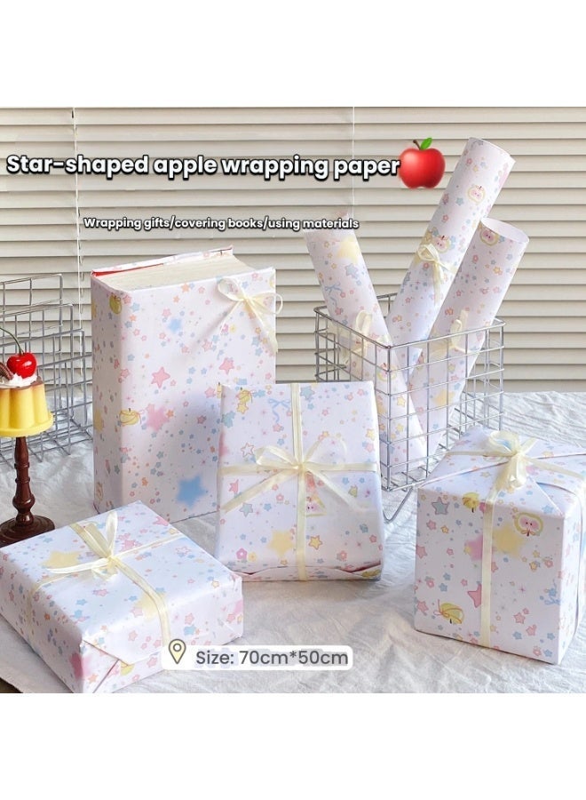 NIBEMINENT 18 Pcs Gift Wrapping Paper With Accessories,Holiday Gift Wrapping Paper,Birthday Gift Box Gift Wrapping DIY, Gift Wrapping Paper for Birthday, Holiday, Wedding, Party,Kids Gift Wrapping (74*51cm) - Image 3