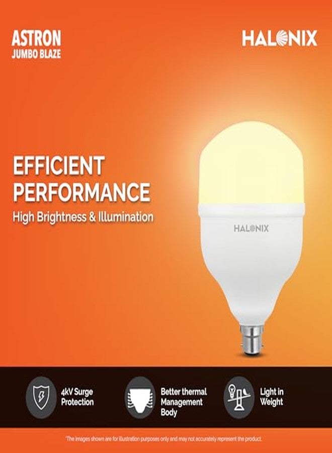 Halonix Jumbo 50W Higher Wattage Yellow Led Bulb | Warm White Led Bulb | Base- B22 | Energy Efficient | Surge Protection | Pack of 1 - Image 4