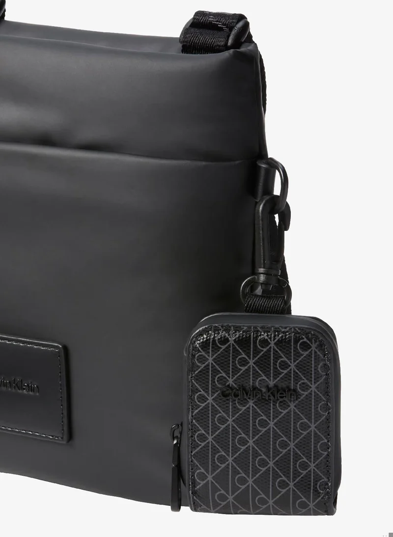 CALVIN KLEIN Black Puffer Crossover Flatpack for Men | Best Price UAE