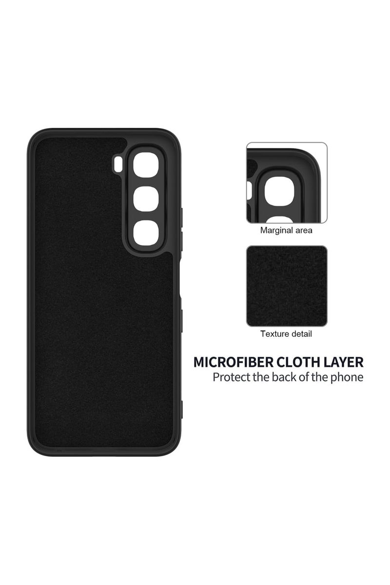 عام "غطاء سيليكون واقي متوافق مع هاتف Infinix Hot 60i 4G - حافظة مرنة من مادة TPU السيلكون السائل مع حزام تعليق، مقاومة للصدمات والسقوط." - Image 4