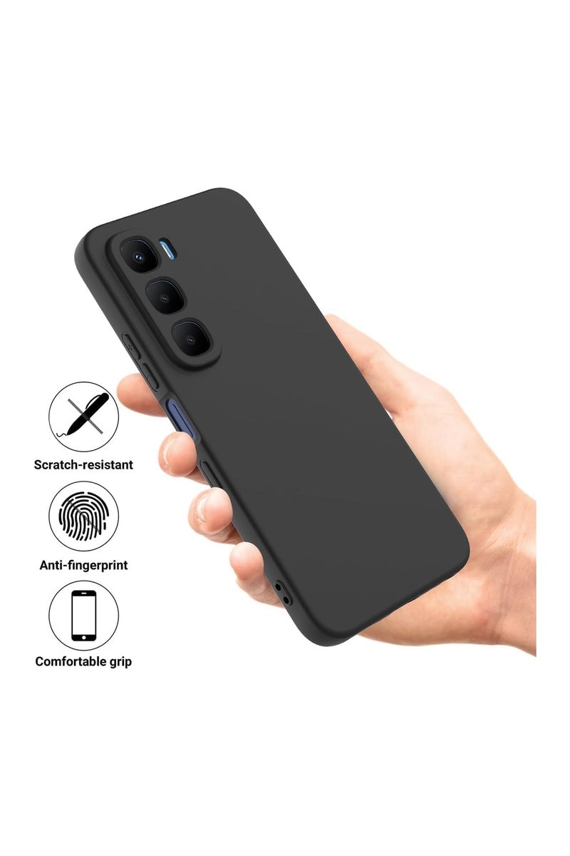 عام "غطاء سيليكون واقي متوافق مع هاتف Infinix Hot 60i 4G - حافظة مرنة من مادة TPU السيلكون السائل مع حزام تعليق، مقاومة للصدمات والسقوط." - Image 2