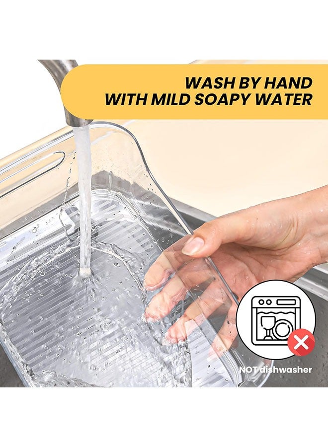 YelaJoy Clear Plastic Storage Bins, Set of 12, Multi-Use Organization and Storage Containers for Pantry, Cabinet, Refrigerator, Freezer, Bathroom, Organizer Bins for Home & Kitchen ﻿  - Image 5