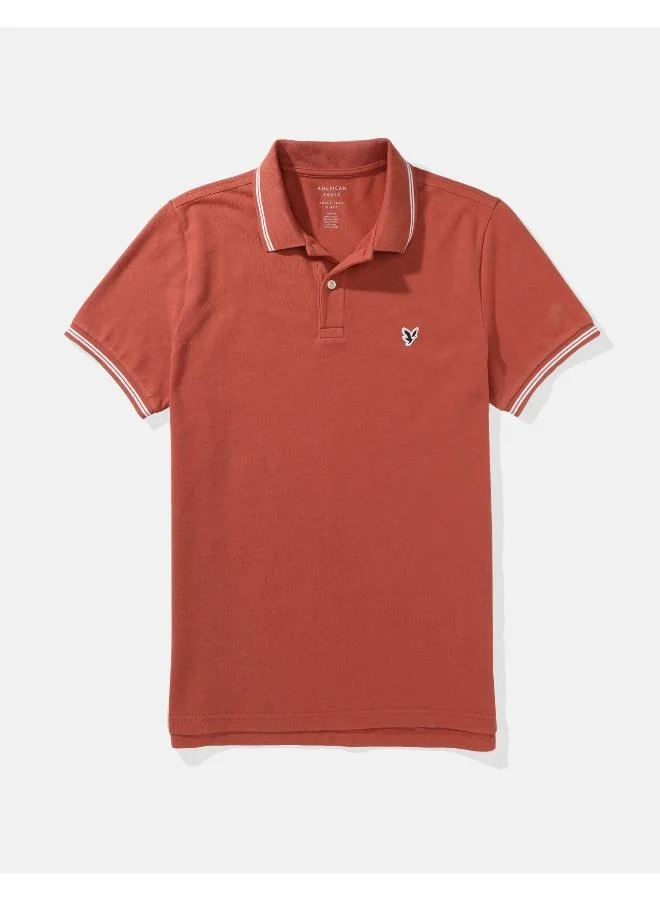 امريكان ايجل AE Slim Fit Pique Polo Shirt