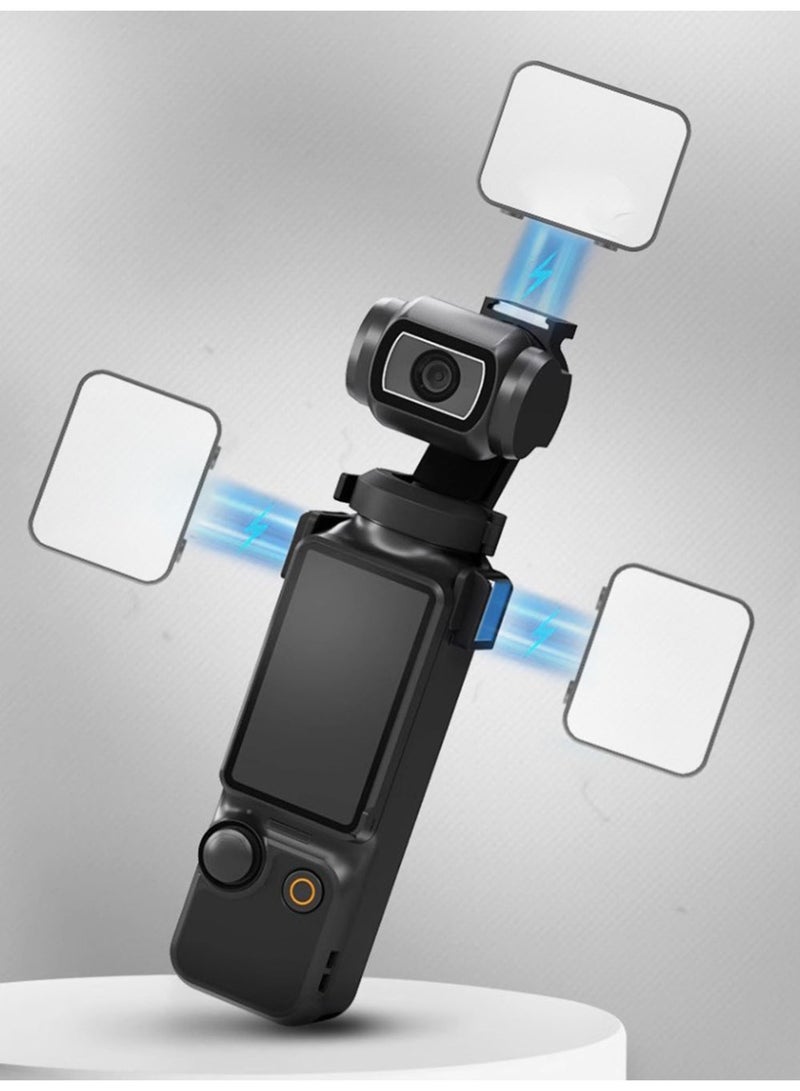 Magnetic Fill Light Compatible With DJ Pockets 3 Rechargeable Three Modes Adjustable Lightweight Mini Pocket Live Vlog Led Lamp With Lamp Stand - Image 5