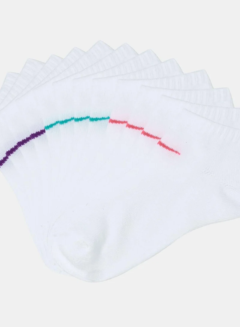 Nike Kids' NHG Metallic Swoosh No-Show Socks (6 Pack)