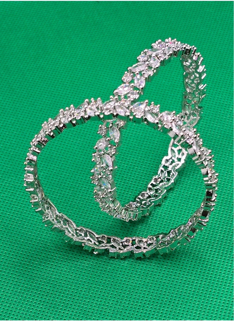 Generic - "Graceful Silver Artificial Bangles – Ethnic Charm Meets Modern Style" - Image 1