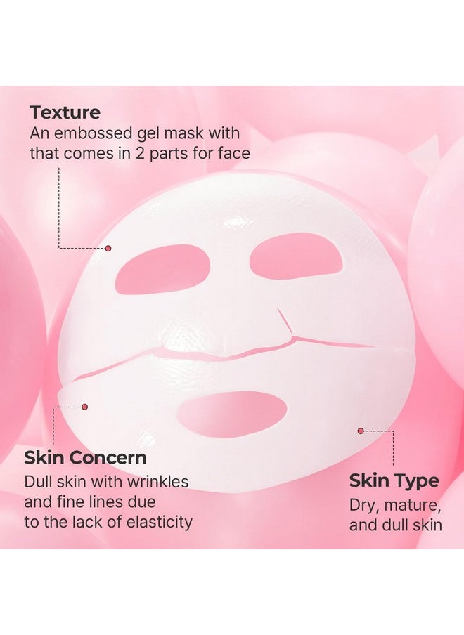 Torriden - Cellmazing Low Molecular Collagen Firming Gel Facial Sheet Mask 4 Sheets Wrinkle Improvement Benefits Minimize Pores & Wrinkles Intense Hydration Cruelty Free - Image 1