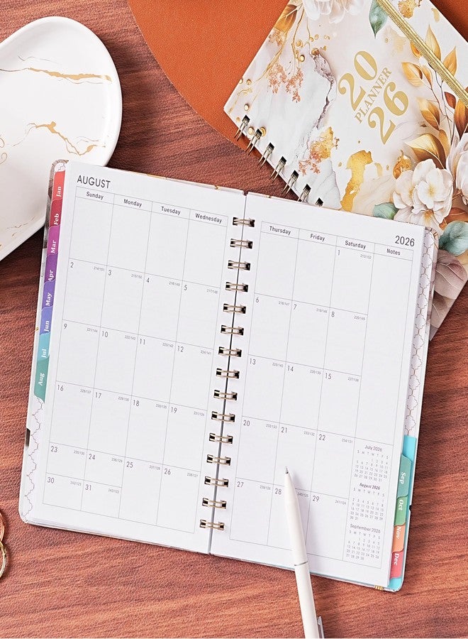 Indeme 2026 Planner - Planner 2026 Weekly and Monthly, JAN.2026 - DEC.2026, 8.5" x 6.4", 2026 Calendar Planner with Monthly Tabs, Back Pocket, Sturdy Binding - Image 5