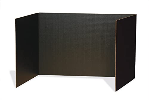 Pacon Corporation 3791 Privacy Board, 48-Inch x16-Inch, 4/PK, Black - Image 1