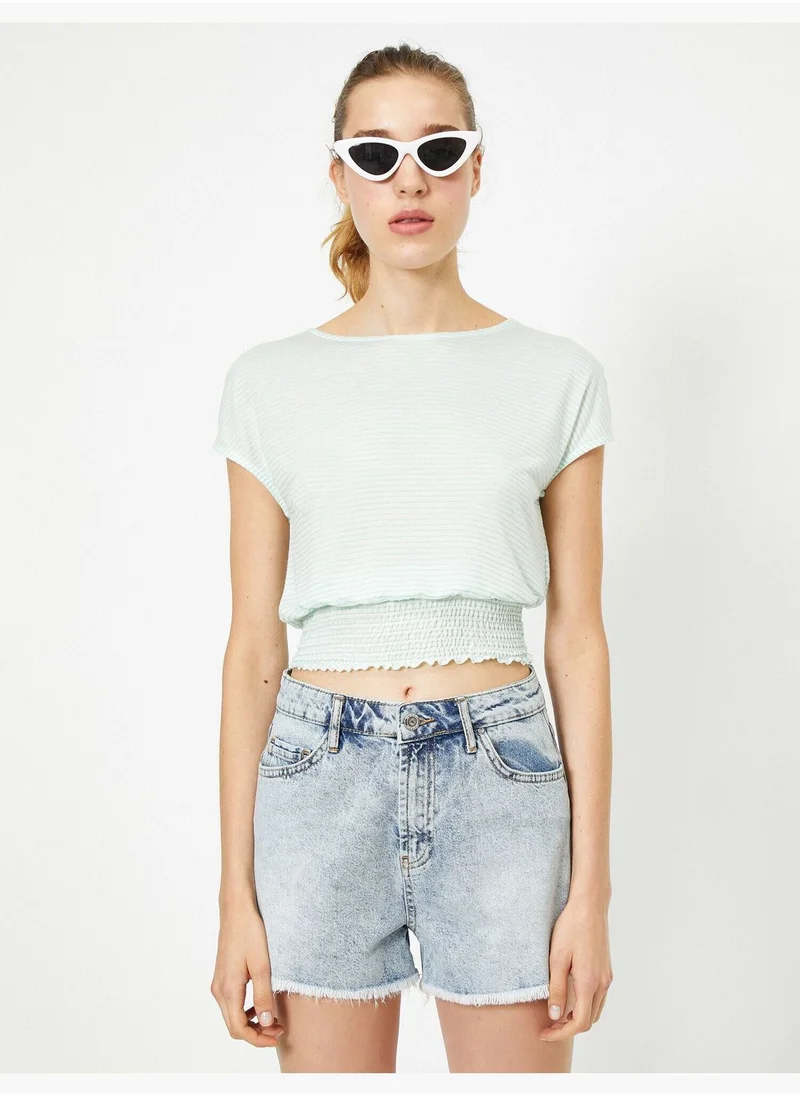 KOTON Drawstring T-Shirt