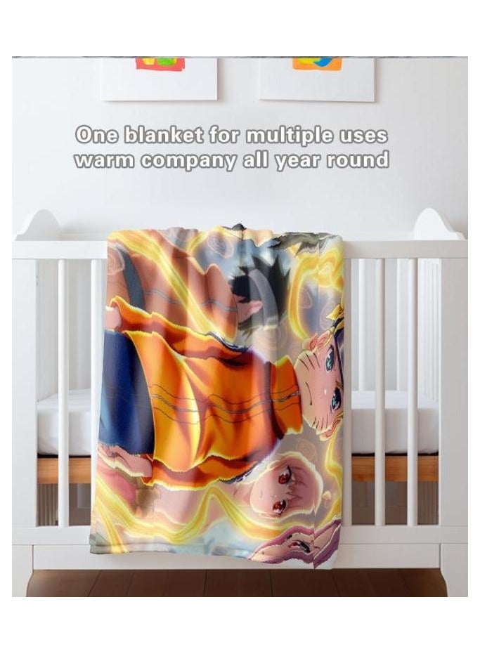 عام بطانية رقيقة من الفانيلا الكرتونية للأطفال أو الطلاب (دافئة ومريحة ومناسبة للنوم والألعاب) 100 سم * 150 سم - 610 - Image 1