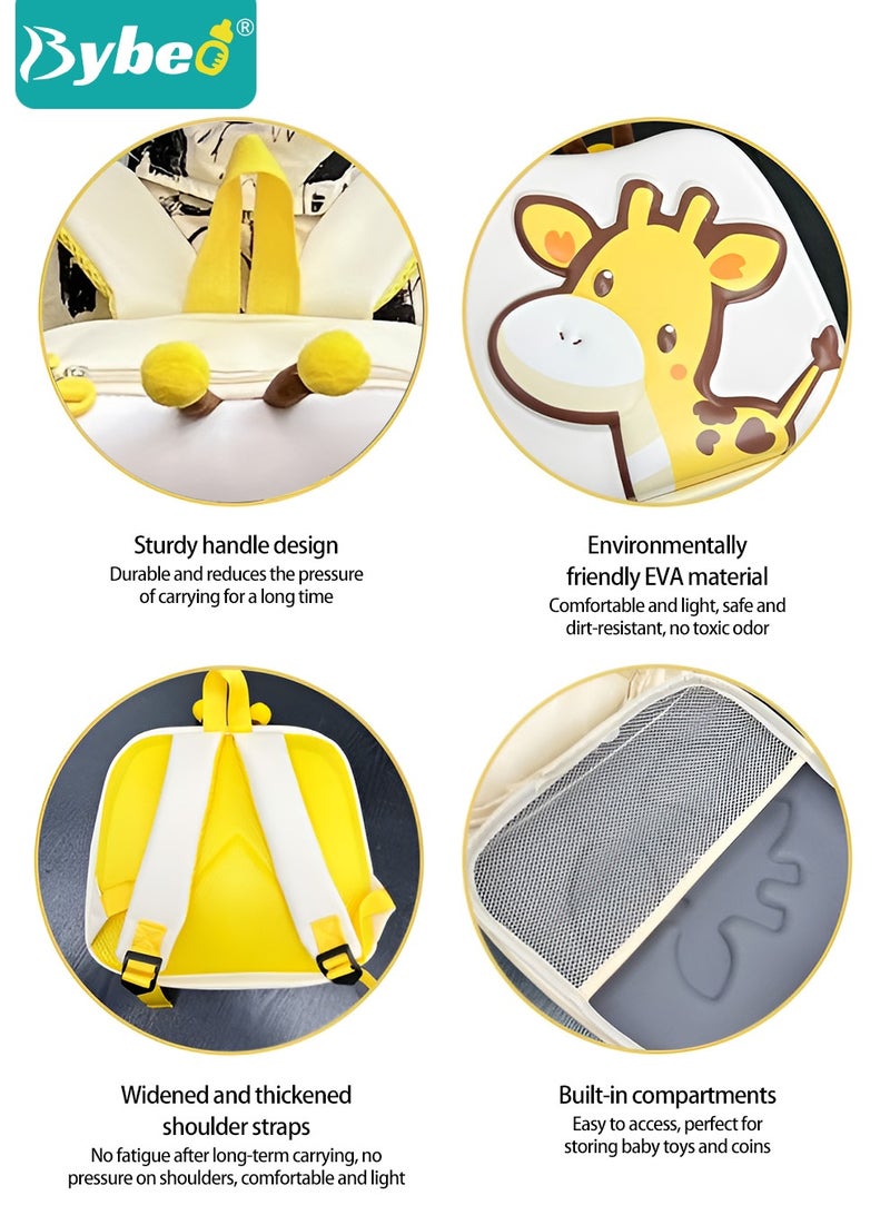 بيبو حقيبة ظهر للأطفال، حقيبة مدرسية للأطفال الصغار، حقيبة ظهر صغيرة للأطفال، حقيبة أطفال ما قبل المدرسة مع حقيبة صغيرة، حقيبة سفر كرتونية لطيفة للأولاد والبنات، مثالية لرياض الأطفال والسفر والمدرسة - Image 5