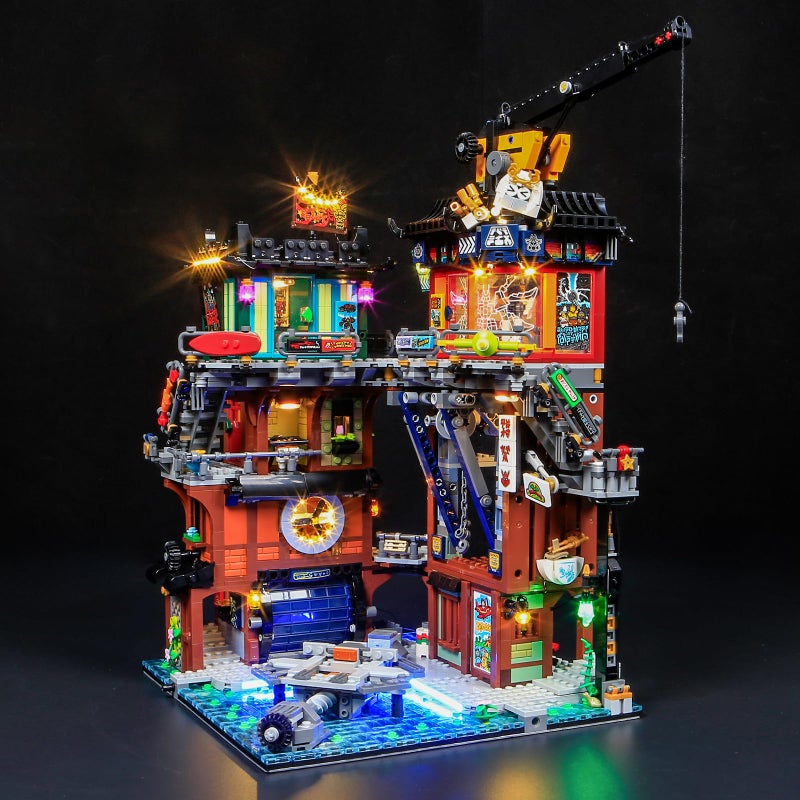 BRIKSMAX 20 Light Kit for Lego NINJAGO City Workshops Innovative Led Lighting Compatible with Lego71837 Not Included Lego Set - Image 2