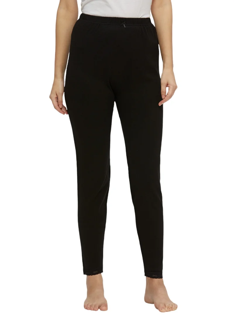 BYC WOMEN'S COTTON INNER PAJAMA - BLACK
