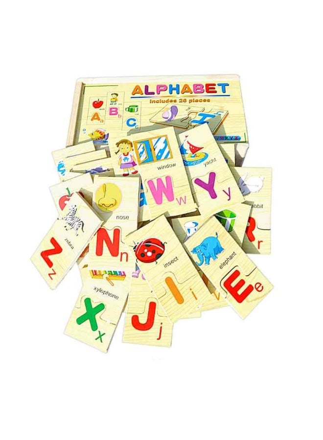 Wooden English Letters  - Image 1