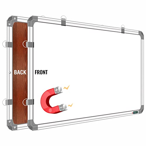 YAJNAS® 1.5x2 feet (Magnetic) White Board, Dry Erase Premium Melamine Magnetic White Board for Office, Home & School (45X 60 cm, Pack of 1) - Image 2