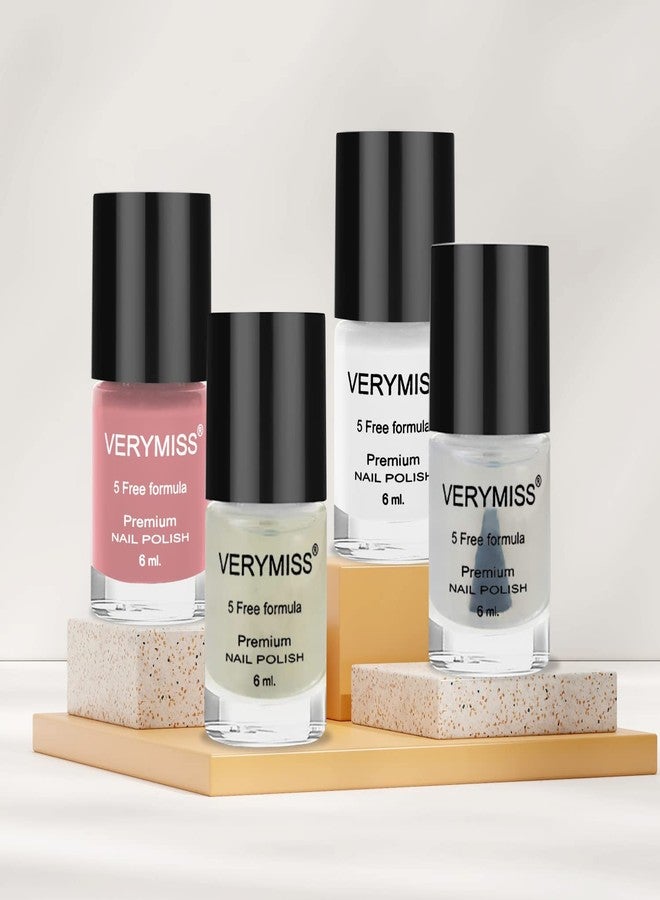 VERYMISS Premium French Glossy Finish Manicure Kit 1 (Set 4), 6 ml - Image 1